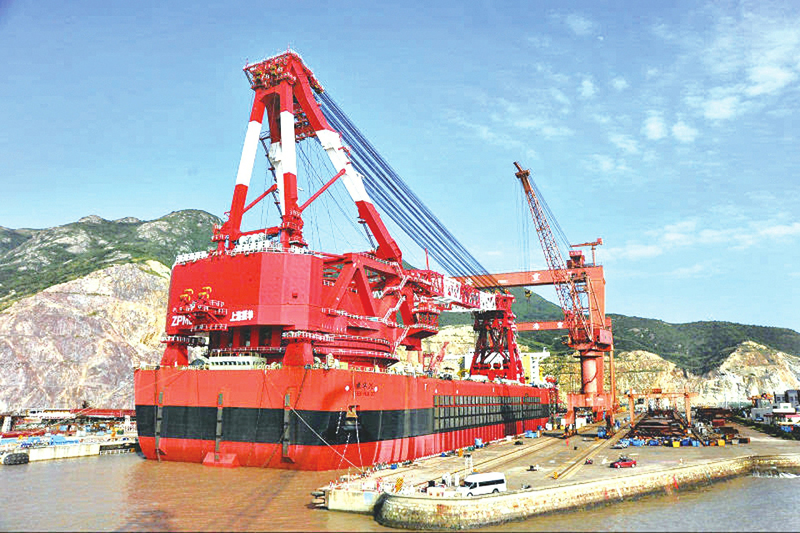 舞陽鋼板應(yīng)用于“振華30”工程 舞陽鋼板應(yīng)用于“振華30”工程